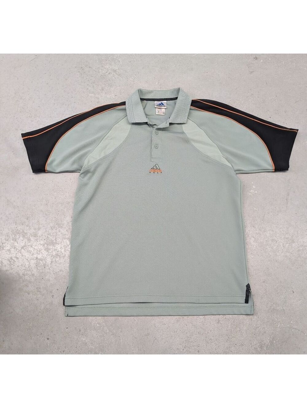 Vintage 90s Adidas Golf Sage Green Polo Shirt
